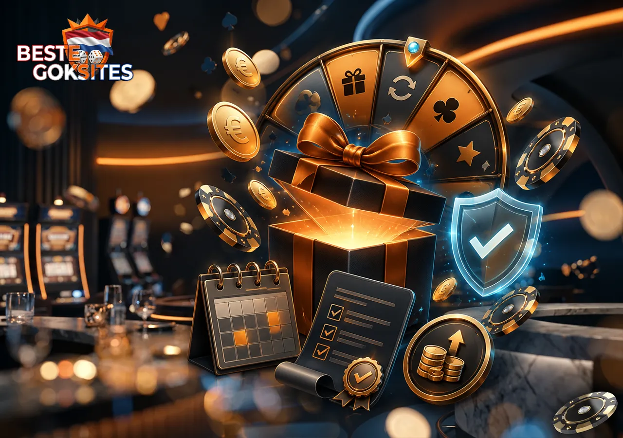 Casino bonussen met cadeau, free spins, munten en duidelijke rondspeelvoorwaarden